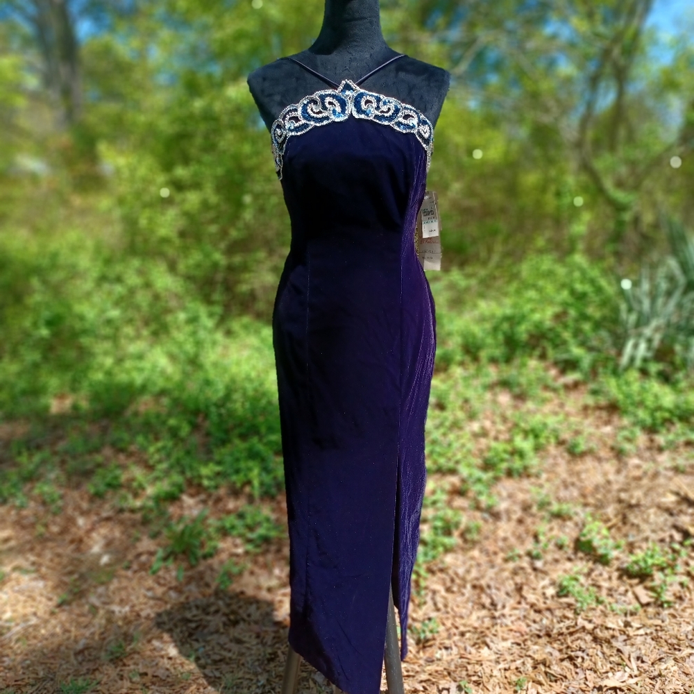 Blondie and Me Evening Gown - Deep Purple - Size 12
